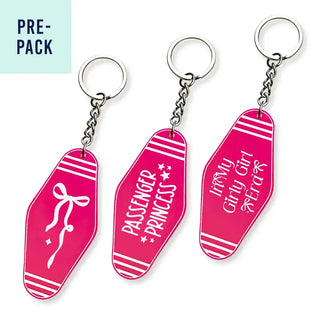 Girly Girl Motel Keychain Pre-Pack #LPACK-ACK-GIRLY