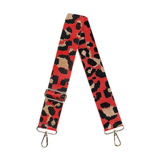Red Leopard Crossbody Strap #MNA109VL-REDLPRD
