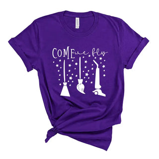 Come We Fly T-Shirt #HPTS-BLKLG-FLY
