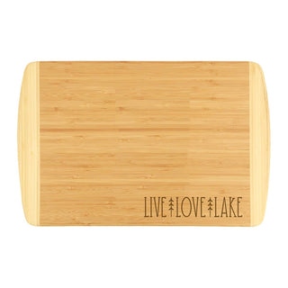 Live Love Lake Two-Tone Cutting Board