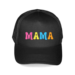 Multicolor Mama Trucker Hat #M197VL-BLU-MLTMA
