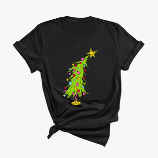 Grinchy Tree T-Shirt #HPTS-BLKLG-GTREE