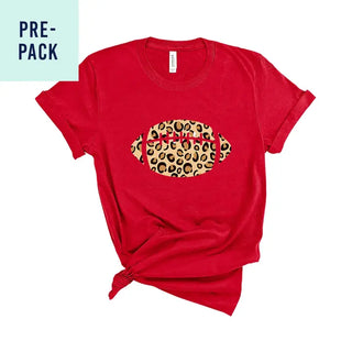 Leopard Football T-Shirt 9 pc Set #PACK-GAR-LPRDFB