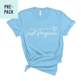 Ocean Blue Just Forgiven T-Shirt 9 pc Set #PACK-OBLU-FORGIVE