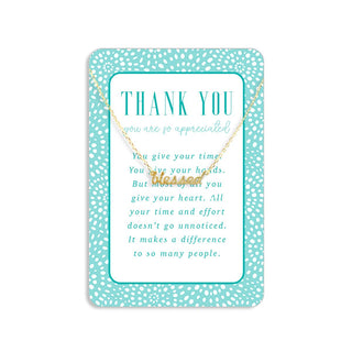 Thank You for All You Do Keepsake Card