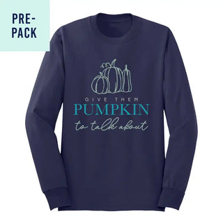 Give Them Pumpkin Navy Long Sleeve 9 pc Set #PACK-LSNAVY-TALK23