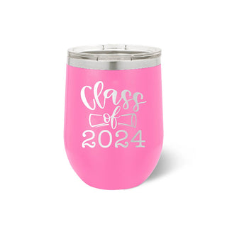 Class of 2024 Pink Tumbler