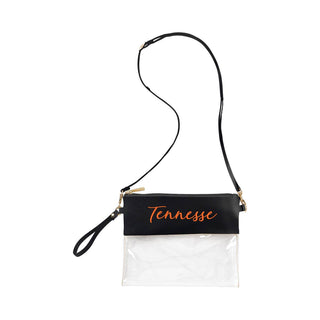 Tennessee Black Clear Purse