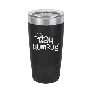Bah Humbug Black 20oz Insulated Tumbler