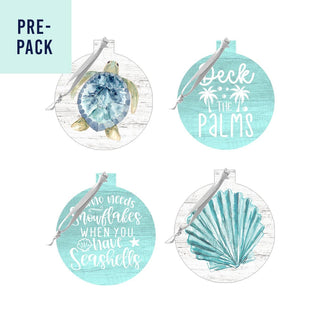 Seashells are Better Than Snow Ornament Set
