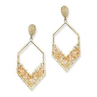 Champagne Collins Earrings #VLJE1100-CHAM