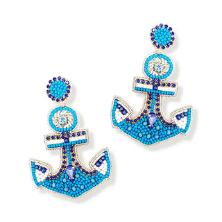 Anchor Blues Earrings #VLJE0800-ANCHOR