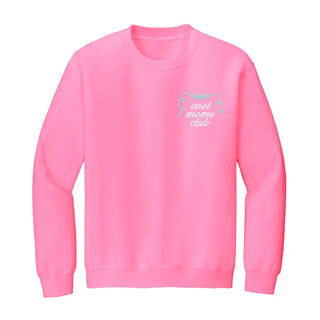 Cool Moms Club Embroidered Sweatshirt #MSW-BOWCMC