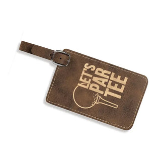 Let's Par Tee Golf Luggage Tag