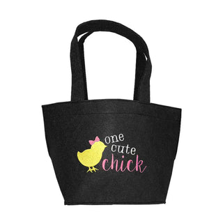 One Cute Chick Felt Easter Tote #M959VL-MINT-CCHICK