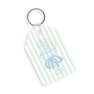 Drink in the Sea Keychain #SKC-TAG-WAVE