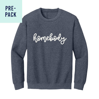Homebody Heather Navy Sweatshirt Pre-Pack