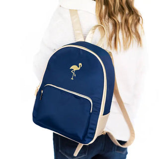 Gold Flamingo Luna Backpack