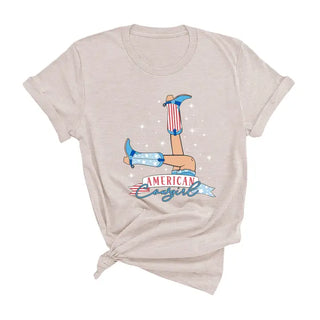 American Cowgirl T-Shirt #HPTS-HNATLG-ACG24