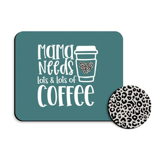 Mama Needs Her Coffee Desk Set