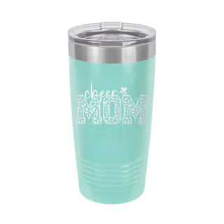 Cheer Mom 20oz Insulated Tumbler #TWB20-CHEERMOM23-TEAL