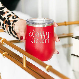 Classy Until Kickoff Tumbler #TWB12-KICK-BLK