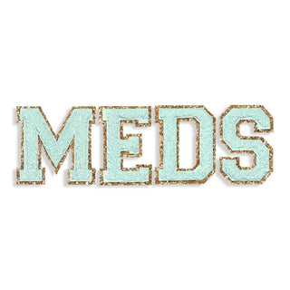 Meds Mint Varsity Letter Patches