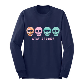 Skull Stay Spooky Long Sleeve Shirt
