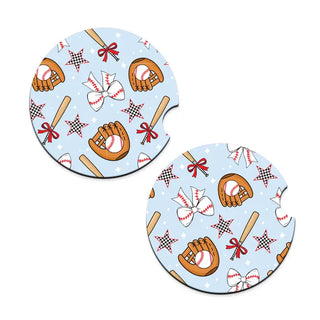Baseball Car Coaster Set #SPACK-CC132-BASE25