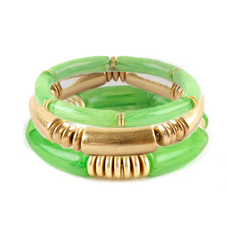 Green Lillian Bracelet #VLJB387-GRN