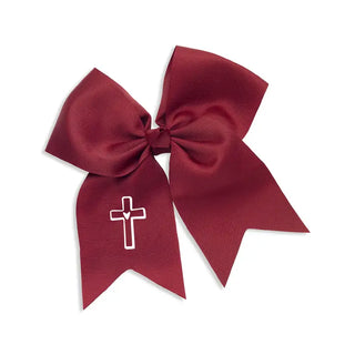Cross Kid's Hair Bow
