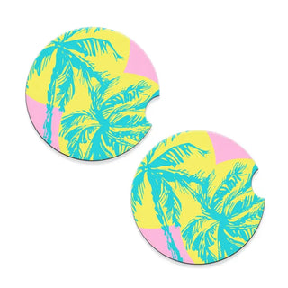 Islands in the Sun Car Coaster Set #SPACK-CC132-ISLAND