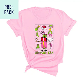 In my Grinchy Era Light Pink T-Shirt 9 pc Set #PACK-LTPK-GERA