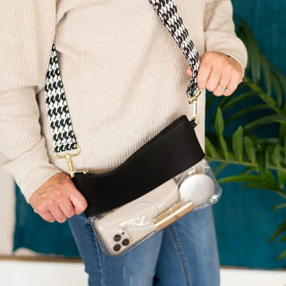 Black Clear Purse #M735VL-BLK