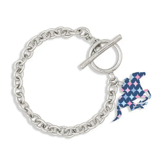 Pastel Diamonds Derby Bracelet #ACB-400SV-DERBY-PASDIA