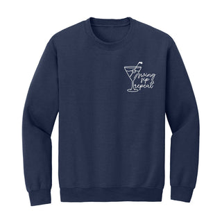 Swing, Sip, Repeat Golf Embroidered Sweatshirt