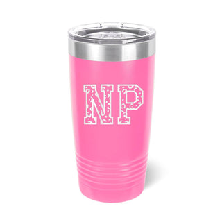 Leopard NP Nurse Pink 20oz Tumbler
