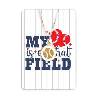 My Heart is on That Field Keepsake Card #VLJC-2638BB-HRTFIELD