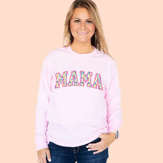 Fun Leopard Mama Long Sleeve Shirt #HPLS-LTPKLG-FUNMA24