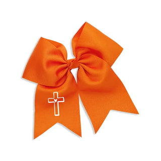 Cross Kid's Hair Bow