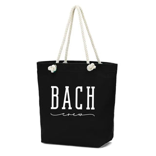 Bach Crew Black Castaway Tote #HP734-BLK-BACH