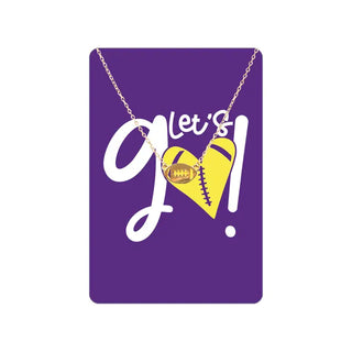 Football Let's Go Keepsake Card
