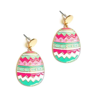 Egg-stra Special Earrings #VLJE2007-EGG