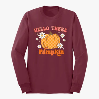 Hello There Pumpkin Long Sleeve Shirt #HPLS-GARLG-HPUM24