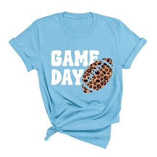 Game Day Leopard Football T-Shirt #HPTS-BLKLG-GDLPRD23