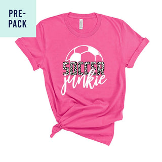 Soccer Junkie Hot Pink T-Shirt Pre-Pack