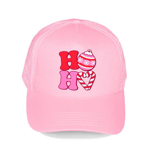 Ho Ho Light Pink Trucker Hat