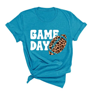Game Day Leopard Football T-Shirt #HPTS-BLKLG-GDLPRD23