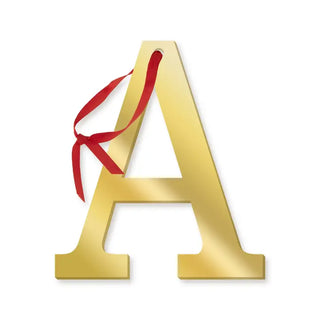 Initial Christmas Ornament