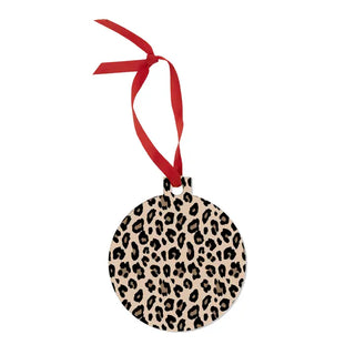 Leopard & Buffalo Check Tree Trio Ornament